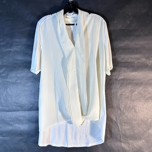 H by Halston Size Large Blouse Flowy Short Sleeve Vintage EUC - Picture 1 of 5